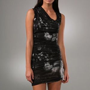 LIKE NEW HELMUT LANG sleeveless “skull” dress